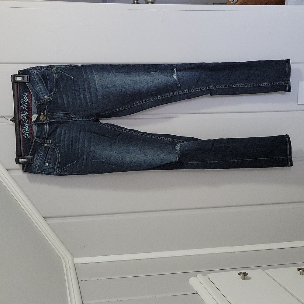 Rebel by Right Distressed Skinny Jeans